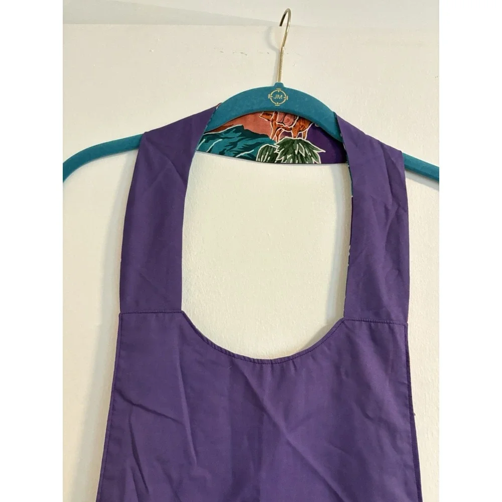 Vintage Reversible Cotton‎ Apron Southwest Desert Print with Horses Cactus Bold